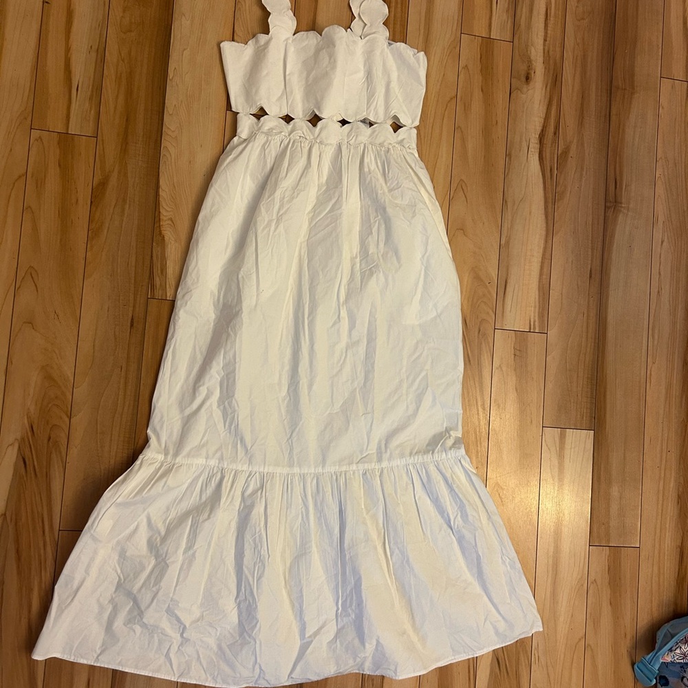 Beach Riot White Dress